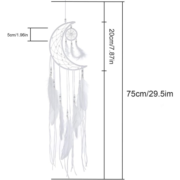 3 st drömfångare måne sol stjärna design handgjorda