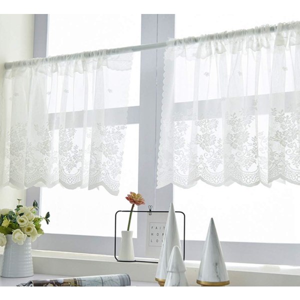 Kurzstore Gardiner Halvtransparente Bistrogardiner Halvtransparente