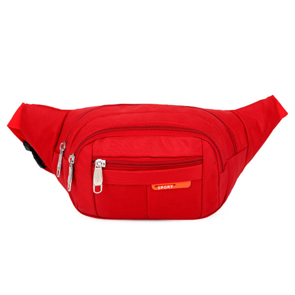 Trendy sports waist bag waterproof shoulder messenger bag