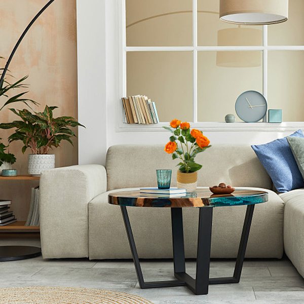 Konstgjord blomma femhuvud liten te ros bonsai växt