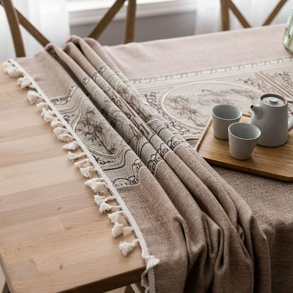 Rektangulär bordsduk för matsal köksinredning, 140 x 260 cm