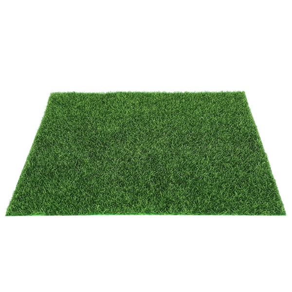 5 stk. Firkantede Kunstig Græs Plæne Græs DIY Miniature Landskab Dekoration 30x30cm