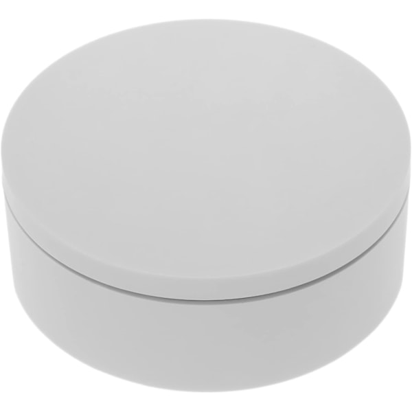 PrimeMatik - Elektrisk skivspelare 12cm Vit, Roterande plattform
