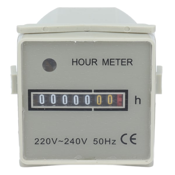 Timräknare Mekanisk Timräknare Industriell Timer med Indikator HM‑2/UWZ48 220‑240V 0.3W