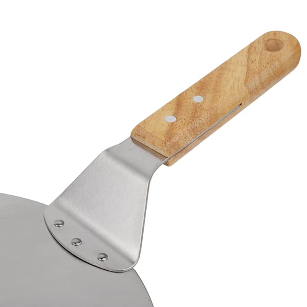 Gave til pizzaelskere, pizzaspade i rustfrit stål, foldbart design, stor pizzaspade, bageværktøj af høj kvalitet, 1 stk.