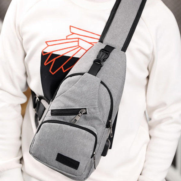 Sling Ryggsäck Multifunktionell Crossbody Väska Sling Väska Dagryggsäck