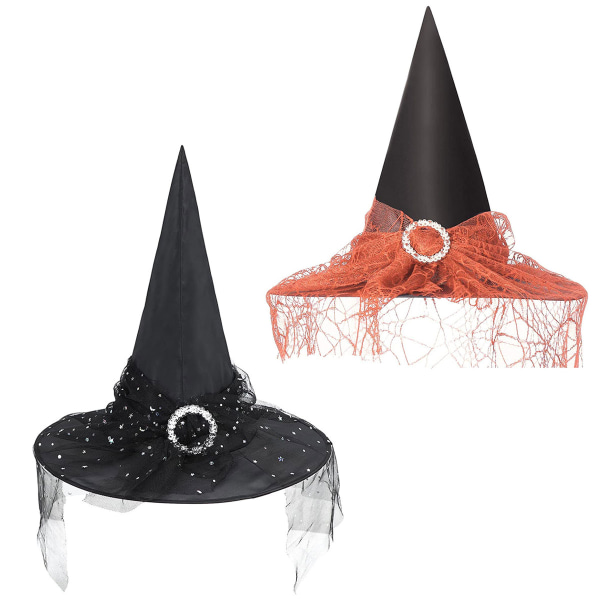 2st Halloween Häxhatt Wizard Män Kvinnor Kostym Cosplay Party