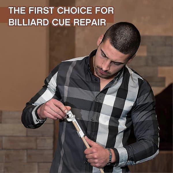 Billardkø Klemme 3 Stk Poolkø Spids Klemme Legering Kø Stick Spids Reparationssæt Til Billardbord Kø T