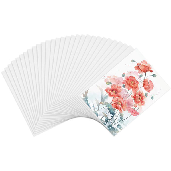 50 kpl vesiväripaperia (300g) - A6