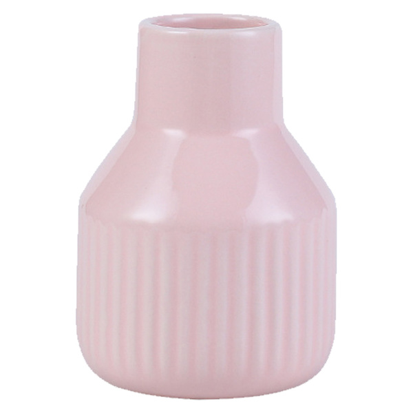Keramisk Vase - Blomster Vase for Moderne Bordhylle Hjemmedekor, Fi