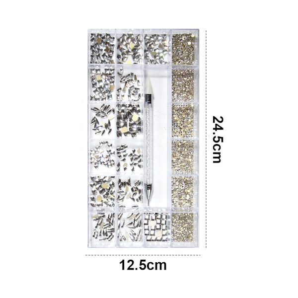 Neglekrystaller Rhinestones, Neglekunst Rhinestones, til Neglekunst DIY Håndværk