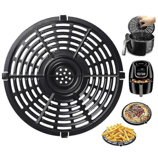 Erstatningsgrillpanne for Airfryer Crisper Plate Non-stick Stekebeleggpanne,b