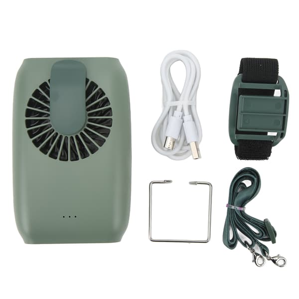 USB Bærbar Ventilator Multifunktionel Tre Vindhastighedsjustering USB Opladning Mini Ventilator til Cykling Vandring Rejser