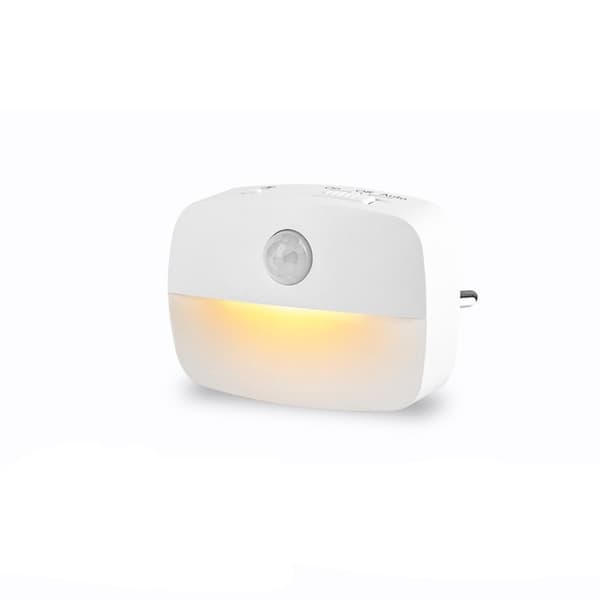 Et sæt med 4 indendørs bevægelsessensorlamper, bevægelsessensor natlampe