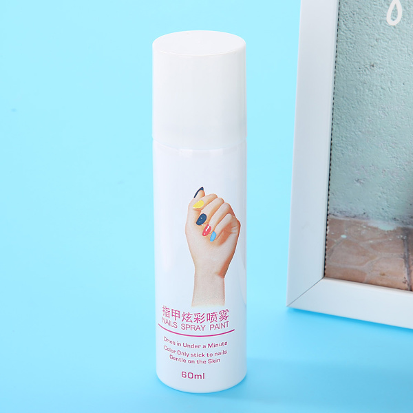 Neglelakk Spray Base Coat Rasktørkende Spraying Enkel Vask Neglespray 60ml Ildfarget Rød