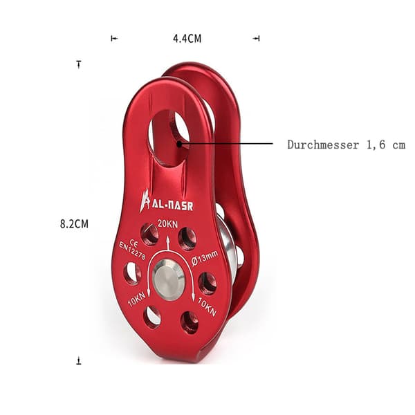 Omlenkingsrulle 22 kN - for tau opptil 13 mm diameter