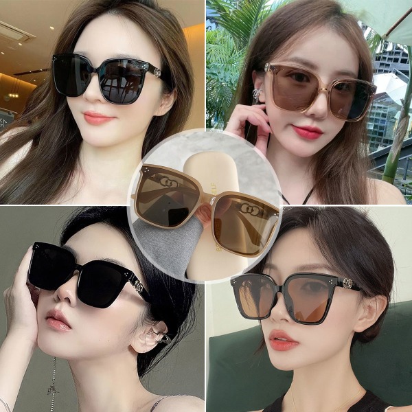 Koreansk version av trendiga solglasögon, high-end mode