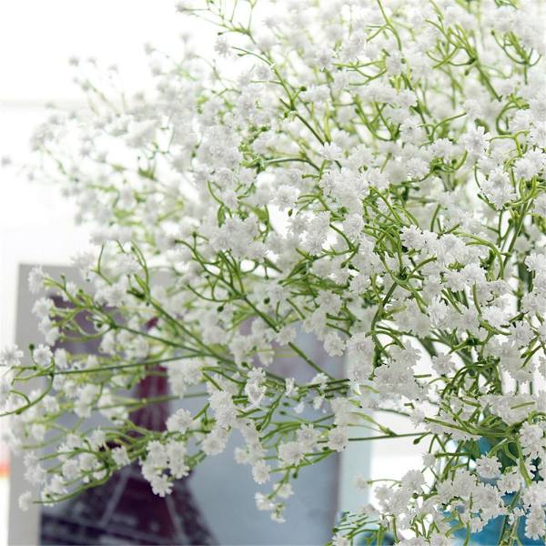 Konstgjorda blommor 9 st 21\" Gypsophila falska växter bröllop