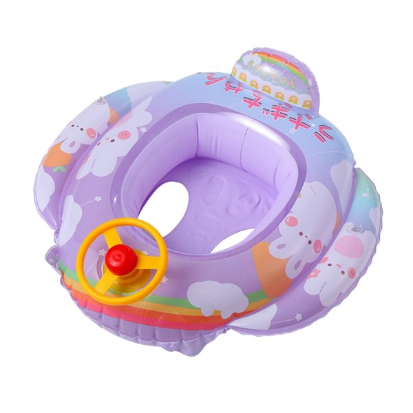 Free Swimming Baby Inflatable Swim Float Seat Boat Pool Swim Ring for Toddler