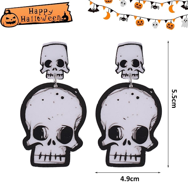 Halloween-korvakorut - söta ja hauskat koristeet