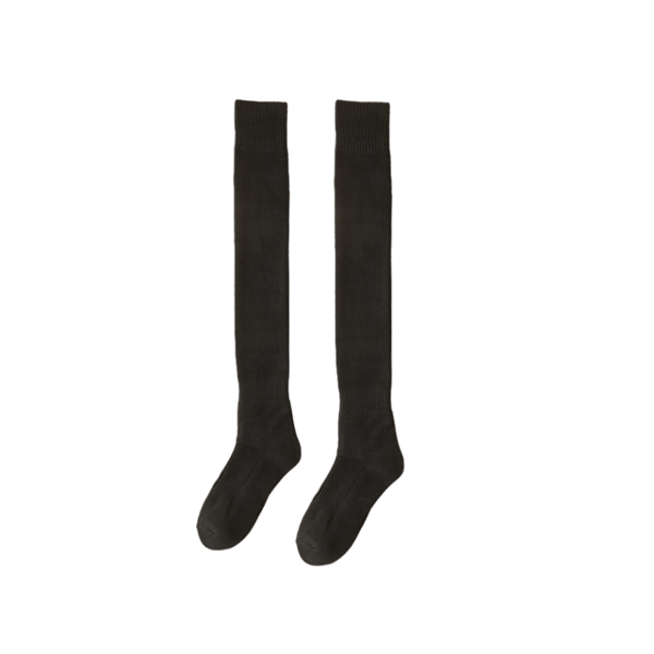 Overknee sokker, lårstrømper, benvarmere sokker black