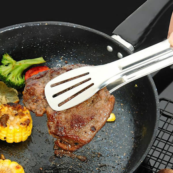 Matklyper i rustfritt stål, varmebestandig, for brød, kake, biff, kjøkkenutstyr, buffet, grilling