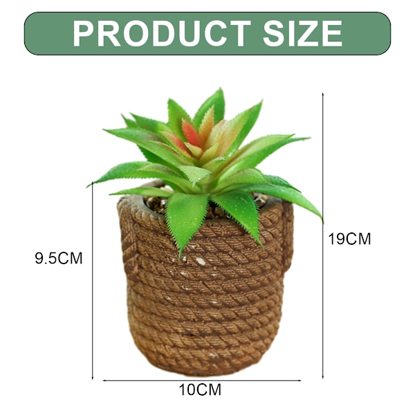 Falsk blomma simulering succulent stor bonsai mode kreativ