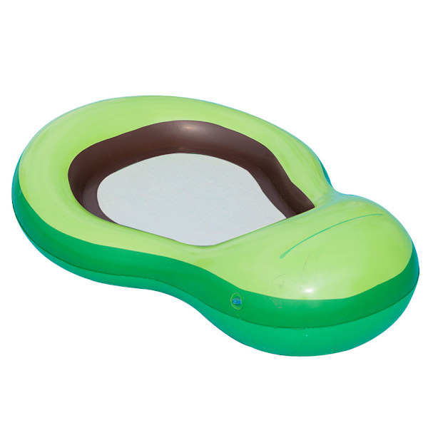 120*80cm oppustelig avocado flyderække miljøvenlig pvc voksen vandlegetøj