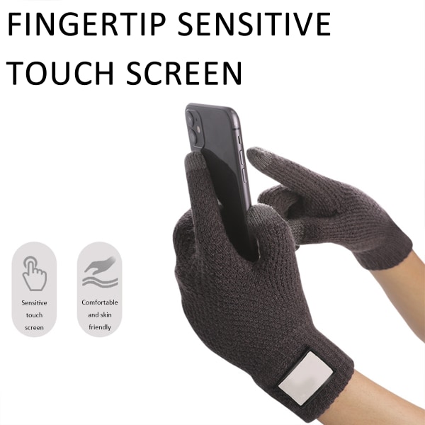 3 par dam vinter touchscreen handskar varma fleecefodrade