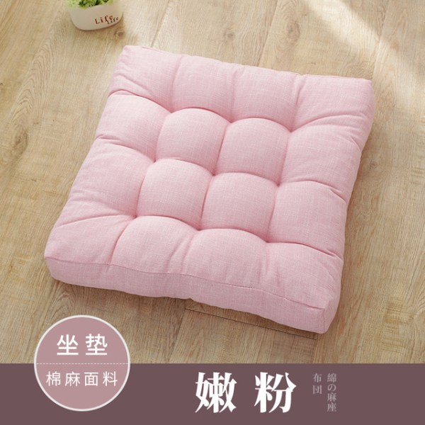 Floor Pillow,Solid Square Tufted Seat Cushion Thicken Corduroy