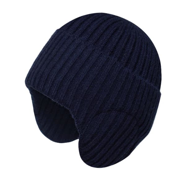 1 vinter utendørs varm lue menn og kvinner universell kald ørebeskyttelse pullover lue cyan