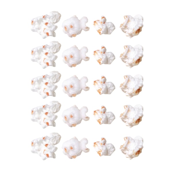 Simuloitu Popcorn-korut Hartsi Popcorn-koristeet Koruille