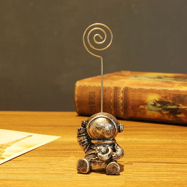 Astronaut Statue Barnleke for Barn, Dekorativ Hjemmebordhylle, A