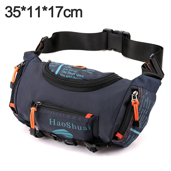 Vattentät midjeväska Crossbody utomhus midjeväska med justerbar
