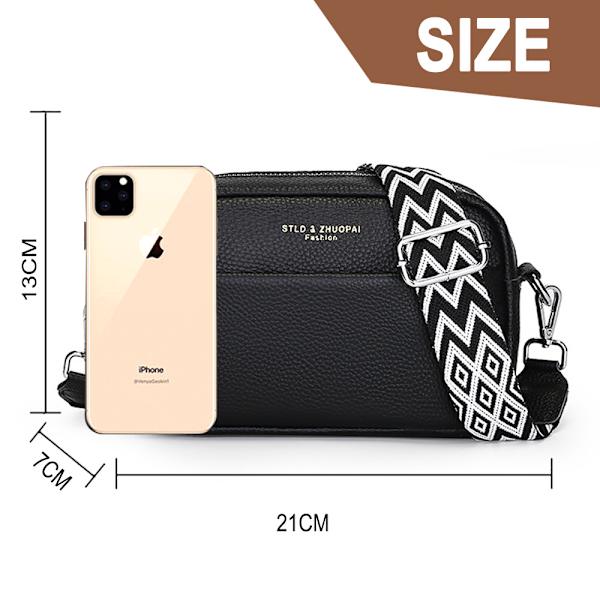 Crossbody-tasker til kvinder Crossbody kamera taske pung Tyk strop