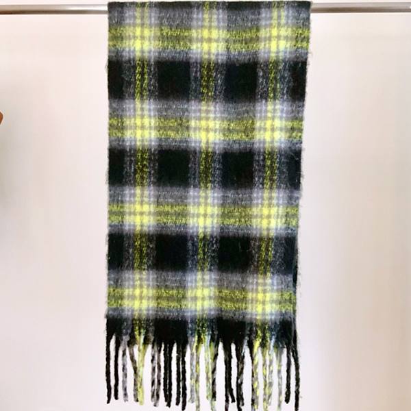 Halsklæde til Mænd Kvinder Halsklæde Tartan Vinterhalsklæde Blød Kashmir
