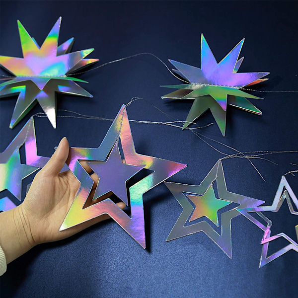 Twinkle Little Dekoration Hængende Streamer Baggrund Banner Fødselsdag