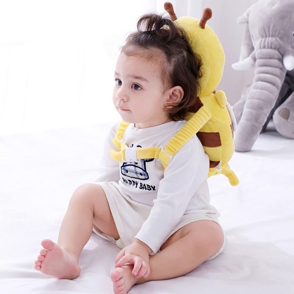 Gul Bee-formad Baby Head Protection Backpack Cushion Toddler Infant Safety Head Protector Pad