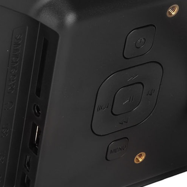 Digital fotoram 10 tum HD LED-skärm bildspel klocka musikfunktion elektroniskt album med fjärrkontroll 110‑240V EU-kontakt