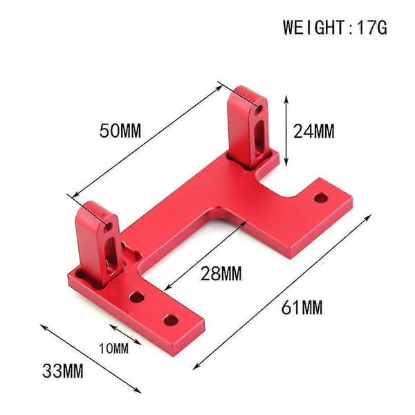 Styrefeste i aluminiumslegering G-6003 Rc Bil Oppgraderingsdeler For 1/14 Traktor Lastebil Rc Bil Diy Tilbehør