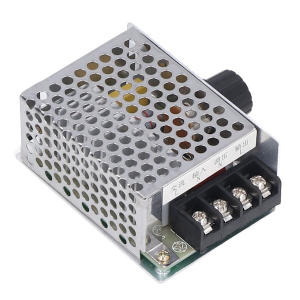 Elektronisk spänningsregulator med aluminiumhölje, högeffekts SCR-motorhastighetskontroll för långvarig drift med intelligent fläkt (kompakt design)