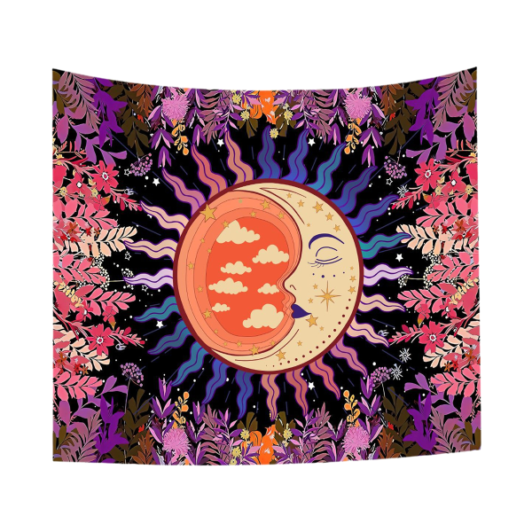 Månblumetapestry Sovrum växt blommig tapestry estetisk
