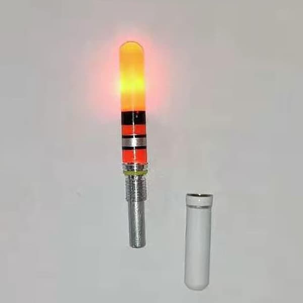 10-pack LED-ljusflöten för nattfiske (Röd)
