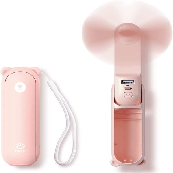 Håndholdt mini foldbar USB-ventilator