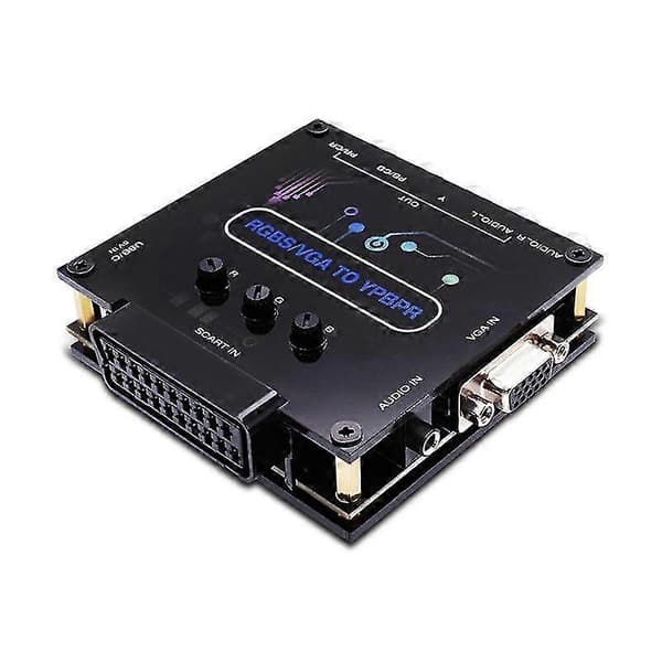 VGA - YPbPr -muunnin T - YPbPr YCbCr Retro-pelikonsoleille 64 Ps1 Ps2 Cast