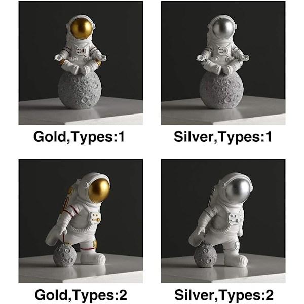 Astronaut statyett Skulptur Spaceman Statue Desktop