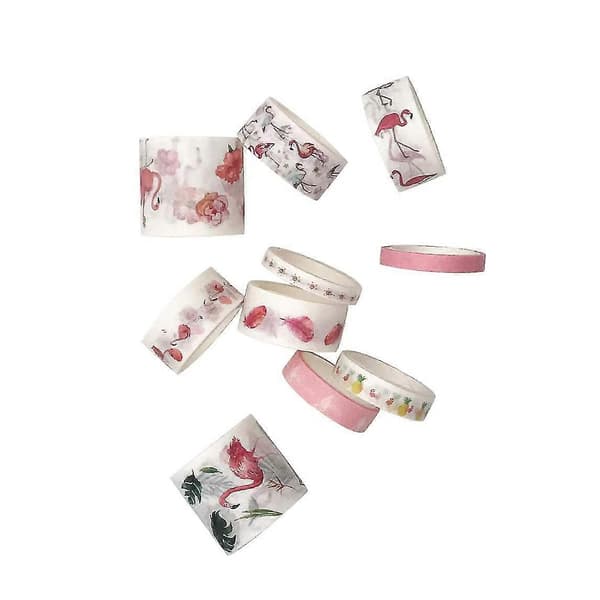 10 Washi Tape Sett Hånddagbok R Scrap Stickers R