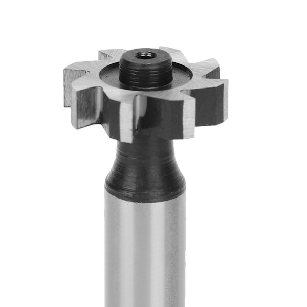 Woodruff-avaimen urakatkaisija HSS Suora Varsi T-ura Jyrsinkoneen Työkalut 5x19x10mm