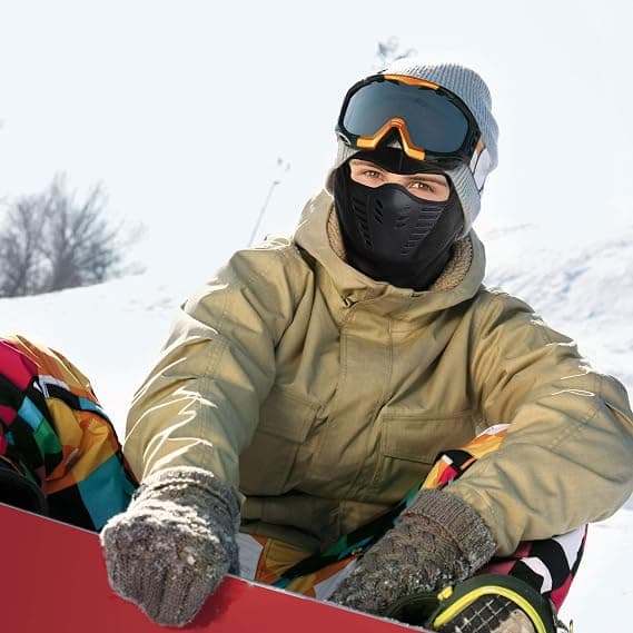 One Size - Sort Balaclava til Mænd - Airsoft Maske - Ansigtsvarmer -