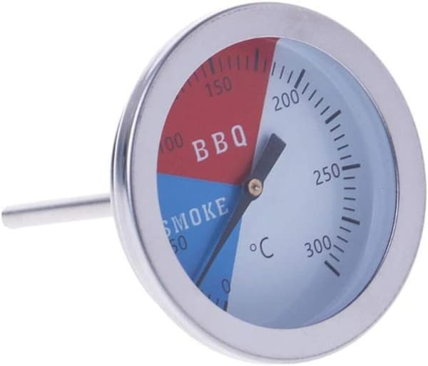 BBQ Termometer Måler, Farvekodede Zoner Til Perfektionering Af Din Grillteknik